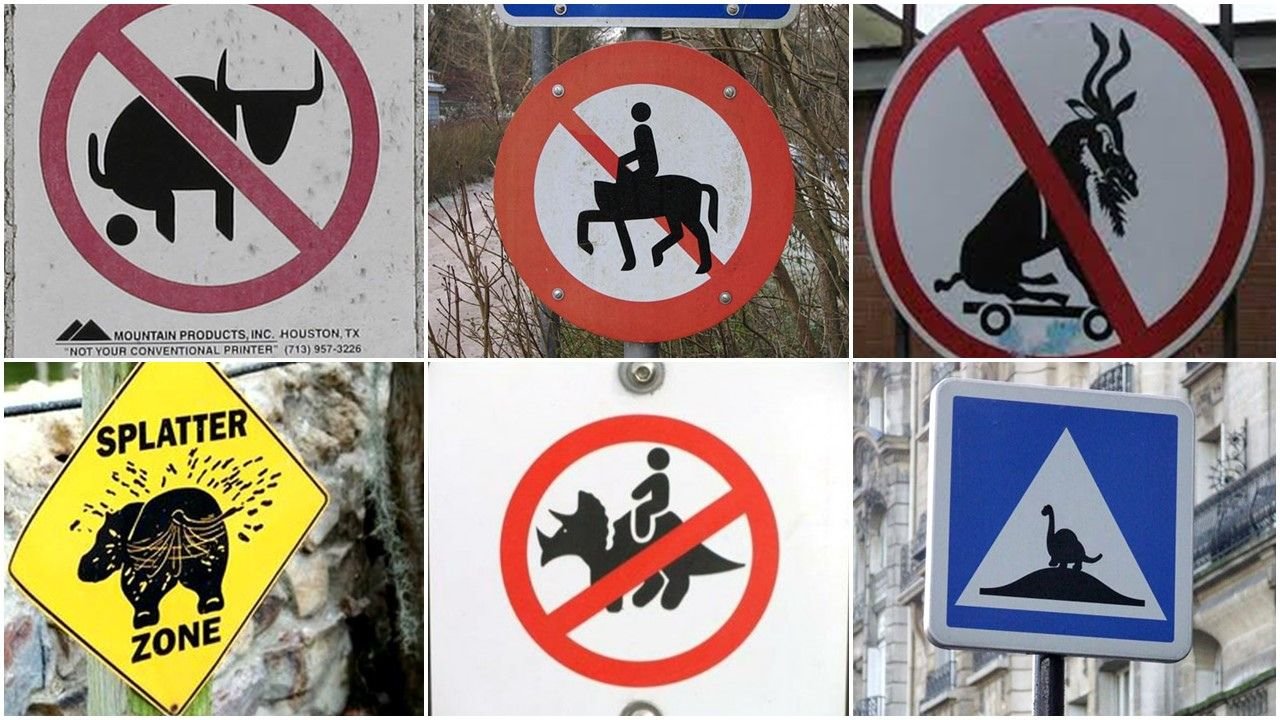 Try Not to Laugh on these 33 Most Humorous Road Signs