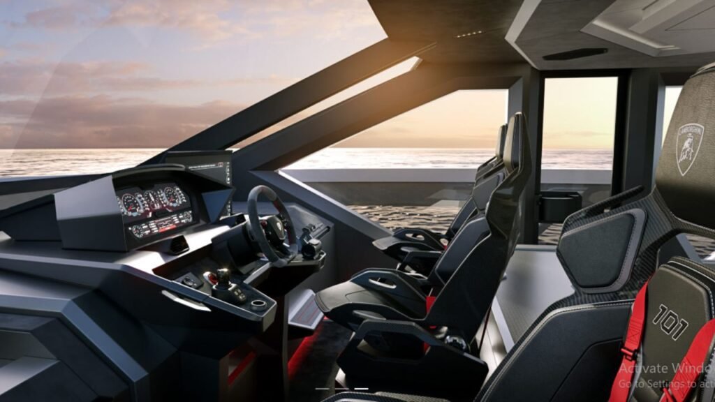 Lamborghini Yacht interior