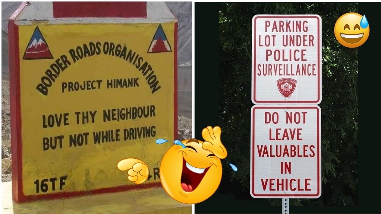 Hilarious Road Signs